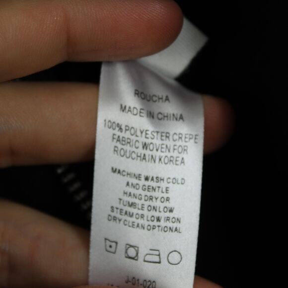 Roucha Jumpsuit Womens 4 A Wide Leg Mock Neck Sleeveless Minimalist Quiet Luxury - Picture 9 of 14